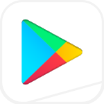 A bright Google Play Store interface that displays a variety of icons and app names